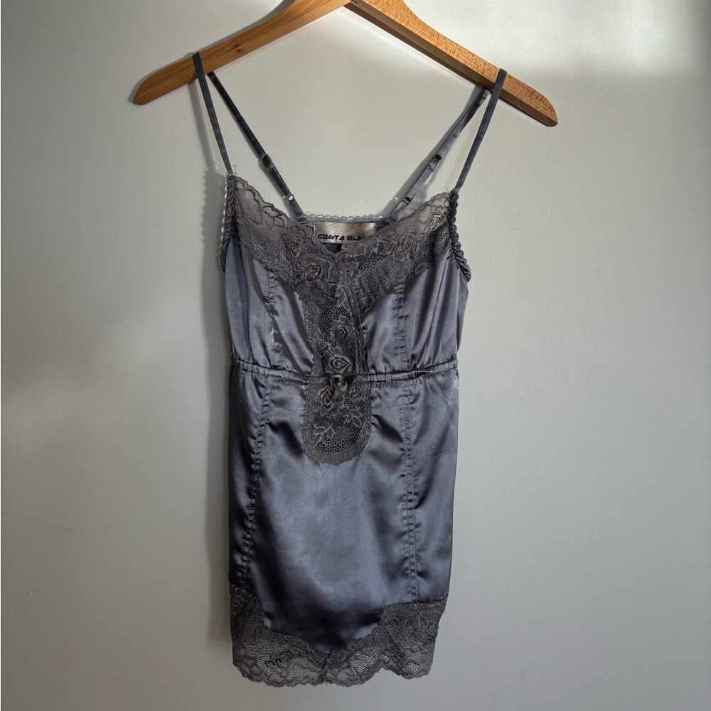 Vintage silk tank